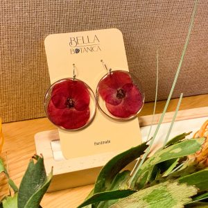 Teneriffa Malve Ohrringe, silbern