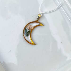 Schleierkraut Anhänger, Mond, golden